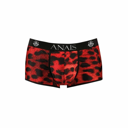 Anais Men Savage Boxer XL Soft Red Microfiber Animal Print
