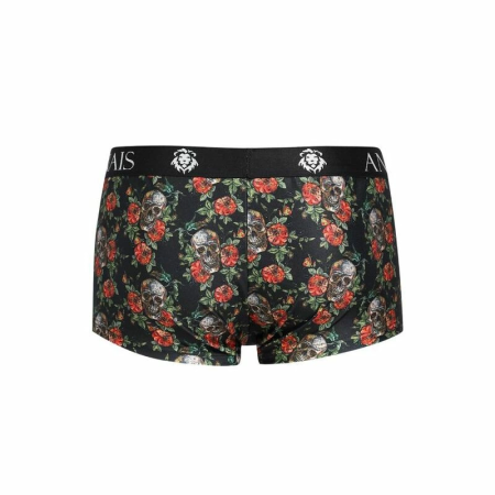 Anais Power Boxer L Men's Sporty Modal Boxers - Rose & Skull Print
