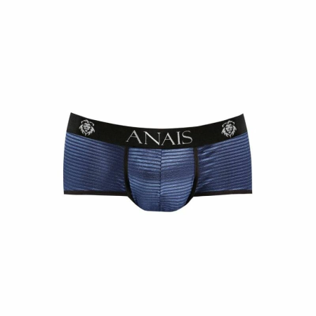 Anais Men Naval Brief S - Navy Blue Tulle, Sporty Fit, Satin Stripes