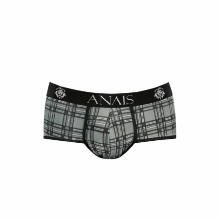 ANAIS MEN Balance Brief XL - Sporty Checkered Microfiber Underwear