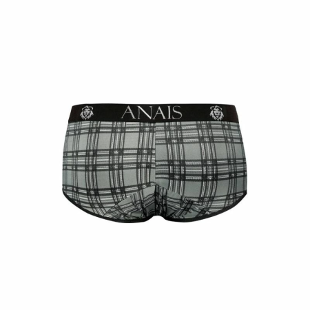 ANAIS Men Balance Brief S Black-Grey Check Microfiber Comfort Fit