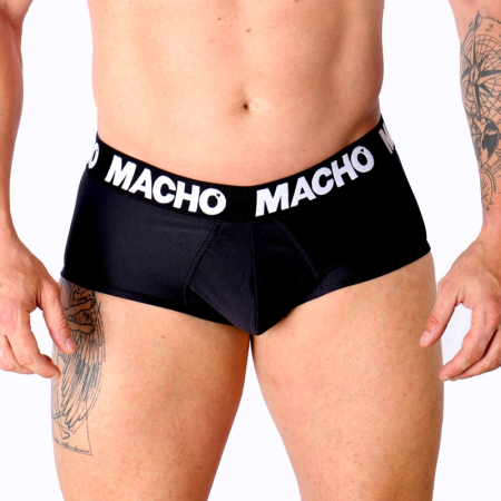 Macho MS30NG Classic Men's Briefs Black L - Breathable Lycra Comfort
