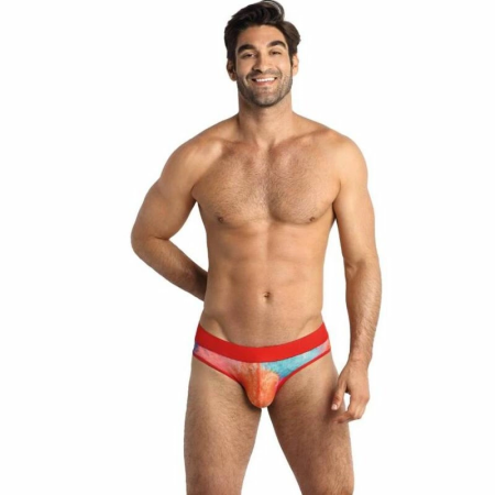 Anais Men Falcon Slip L - Premium Lycra Briefs with Banana Print