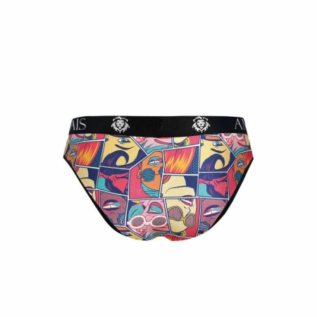 Anais Men Comics Slip XL - Modern Briefs with Comic Print, Soft Modal