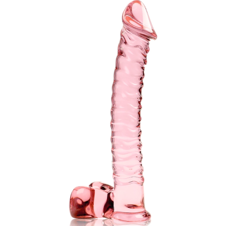 Ibiza Nebula Series Model 23 Intimate Glass Device Pink 21.5cm O4cm