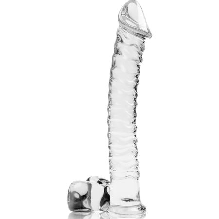 Ibiza Nebula Series Model 23 Glass Intimate Device Clear 21.5cm x 4cm