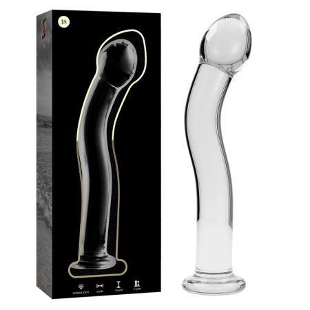 Ibiza Nebula Series Model 18 Intimate Glass Device Clear 18.5cm