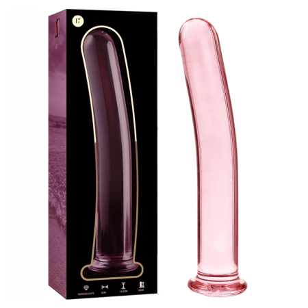 Ibiza Nebula Series Model 17 Glass Intimate Device Pink 18.5cm O3cm