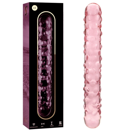 Ibiza Nebula Series Model 15 Borosilicate Glass Intimate Device Pink 18.5cm