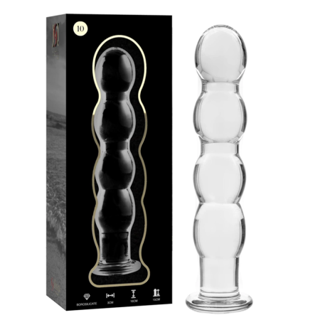 Ibiza Nebula Series Model 10 Glass Intimate Device Clear 16.5 cm