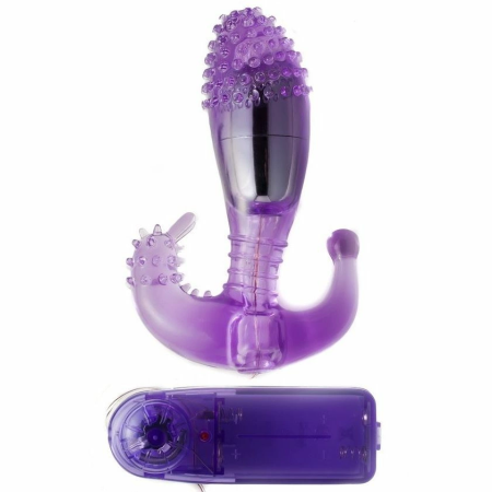 Baile Ripple Intimate Silicone Stimulator with Adjustable Vibration, Purple