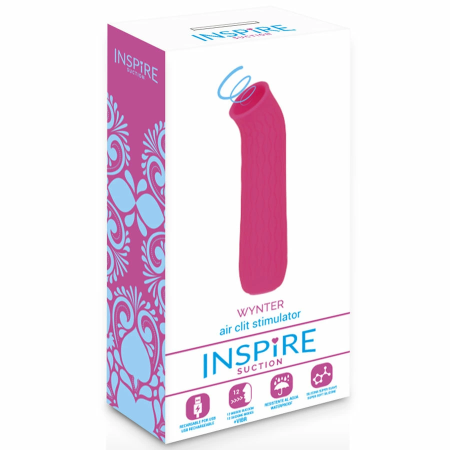 INSPIRE Winter Pink Intimate Suction Device, 12 Modes, USB Rechargeable