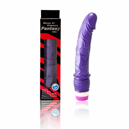 Baile Waves of Pleasure Vibrator 23 cm Purple - Multi-Speed Silicone Model