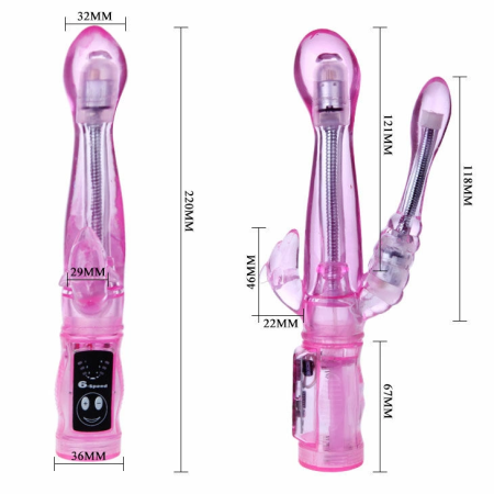 Baile Flexible Intimate Device with Dual Stimulation & Multi-Speed Modes