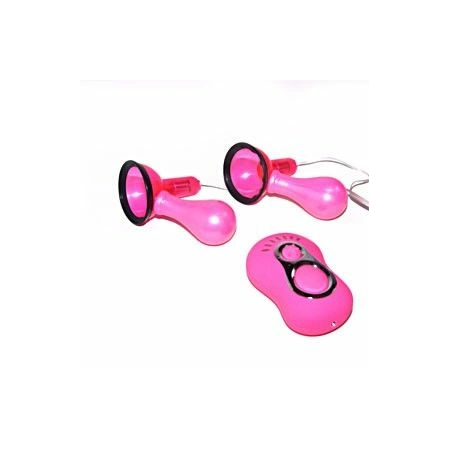 Baile WaveTech Twin Vibrating Nipple Stimulator Set, 6 Modes, Black
