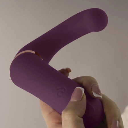 Rocks-Off Gemini Dual Motor Intimate Massager Purple Flexible 192mm