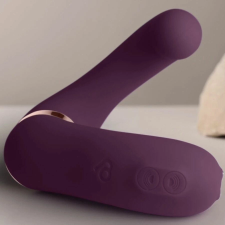 Rocks-Off Gemini Dual Motor Intimate Massager Purple Flexible 192mm
