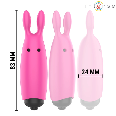 INTENSE Hopper Pink Vibrating Bullet | Compact Waterproof Silicone 8.3cm