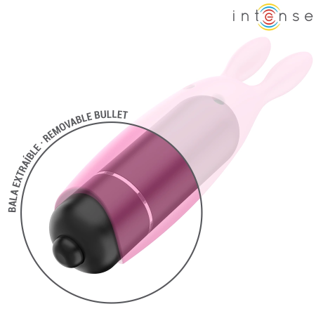 INTENSE Hopper Pink Vibrating Bullet | Compact Waterproof Silicone 8.3cm