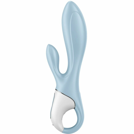 Satisfyer Air Pump Bunny 1 Inflatable Dual-Action System Blue Silicone