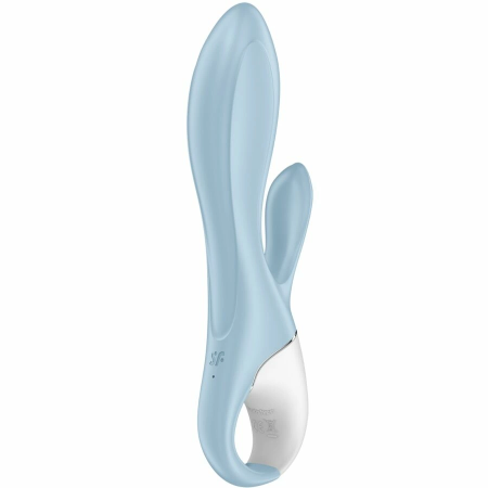 Satisfyer Air Pump Bunny 1 Inflatable Dual-Action System Blue Silicone