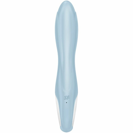 Satisfyer Air Pump Bunny 1 Inflatable Dual-Action System Blue Silicone
