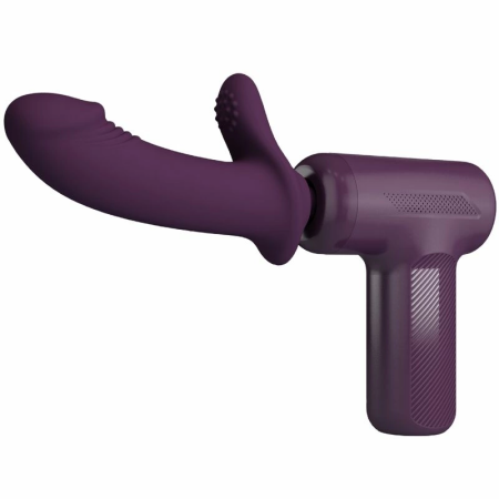 Pretty Love DJ Scholar Massager 5 Modes Purple Silicone Head