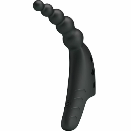 Pretty Love Jordin Black Flexible Finger Vibrator 10 Modes USB