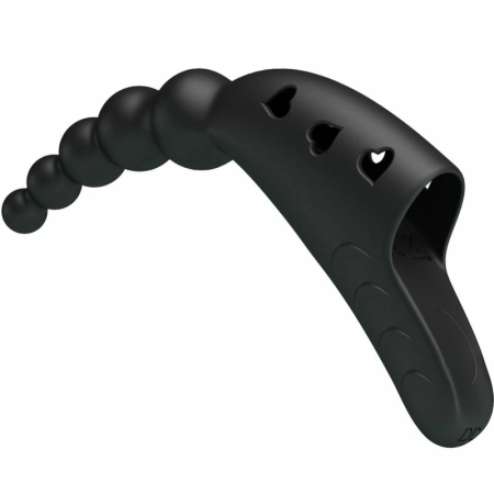 Pretty Love Jordin Black Flexible Finger Vibrator 10 Modes USB