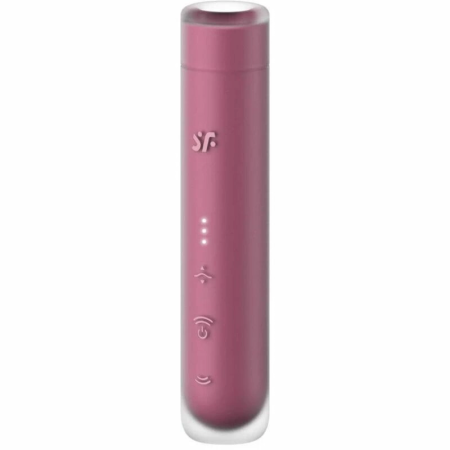 Satisfyer First Kiss Wave - Compact Air Pulse Device, Garnet, USB-C