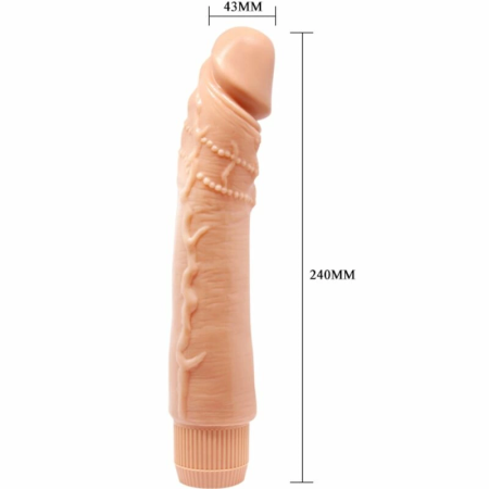 Baile Dybbuk Vibrating Intimate Device 24 cm, Flesh Tone, TPR