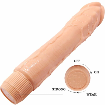 Baile Dybbuk Vibrating Intimate Device 24 cm, Flesh Tone, TPR