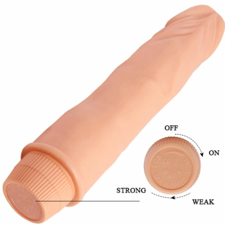 Baile BW-001050R Intimate Vibrating Model 21 cm, Flesh Tone, TPR