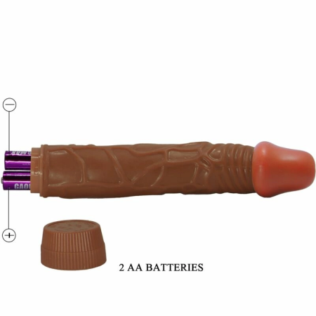 Baile Bob Vibrating Intimate Device 22.5cm Mulatto TPR Textured