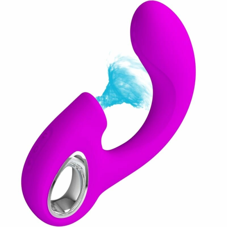 Pretty Love Sibel Rechargeable Dual Action Silicone Massager Purple