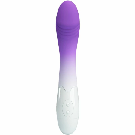 Pretty Love Elemental Curved Massager 30 Modes Purple Silicone