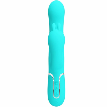 Pretty Love Cammy 4-in-1 Silicone Intimate Device Blue Multi-Function