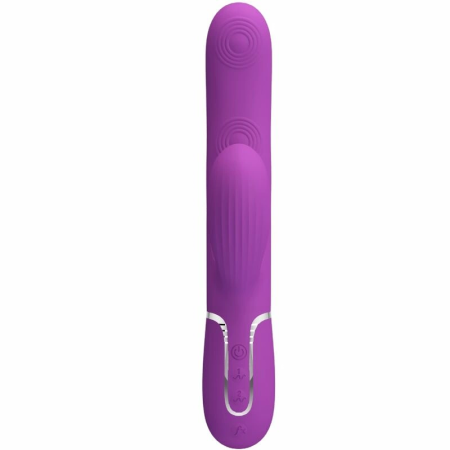 Pretty Love Perlita BW-500015-3A Silicone 3-in-1 Intimate Machine Purple