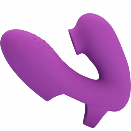 Pretty Love Athena Rechargeable Finger Device, 7 Modes, Purple Silicone