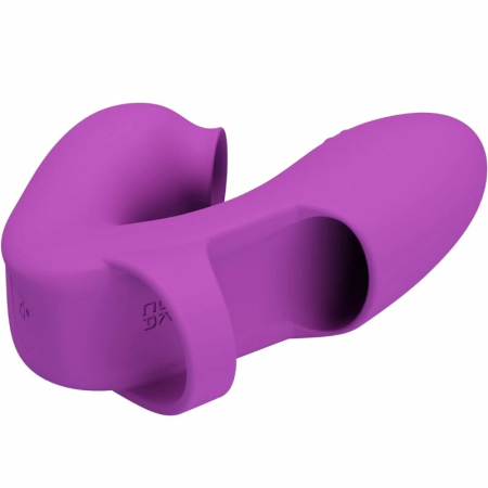 Pretty Love Athena Rechargeable Finger Device, 7 Modes, Purple Silicone