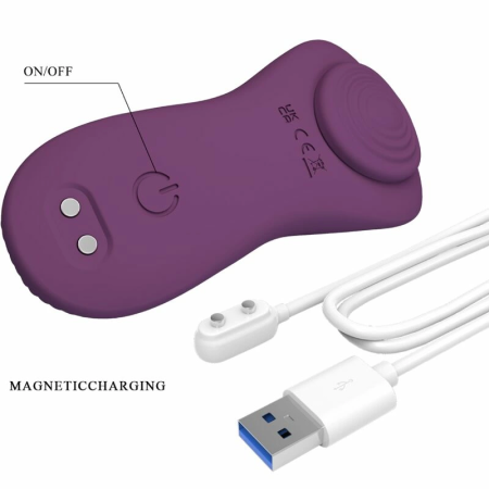 Pretty Love Mane Lay-On Wireless Massager 10 Modes Purple Silicone