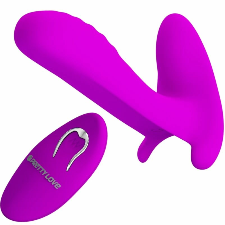 Pretty Love Massager 12 Modes Wireless Remote Purple