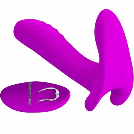 Pretty Love Massager 12 Modes Wireless Remote Purple