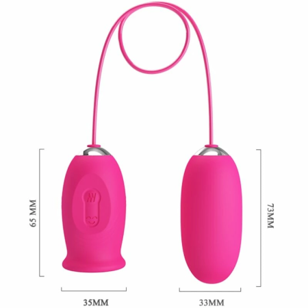 Pretty Love Daisy Intimate Egg Pink - Dual Vibration & Licking Modes