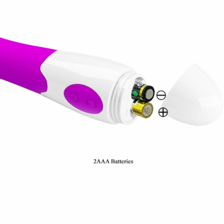 Pretty Love Elemental 30-Mode Silicone Vibrator Purple Compact Design