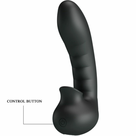 Pretty Love Hobgoblin Black Finger Device 12 Modes Rechargeable Silicone