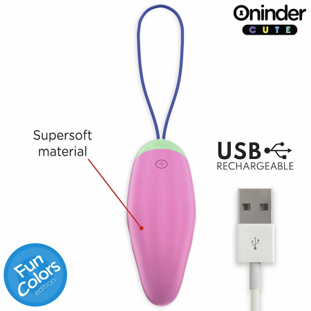 ONINDER CUTE 360° Silicone Smart Intimate Egg - App & USB, Multicolor