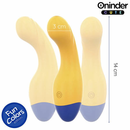 ONINDER CUTE Love Buddy App-Controlled Vibrator Yellow 14cm Waterproof
