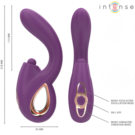 INTENSE LALI Violet Multi-Action G-Spot Device Tapping Thrusting Vibrating