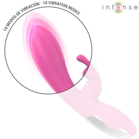Intense Randall Pink Dual-Vibration Wellness Device, 10 Modes, Waterproof
